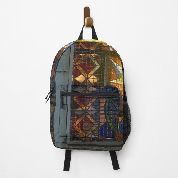 Item preview, Radiant Sunlight Yard-Man Through Stained Glass designed and sold by Danielaadvant.