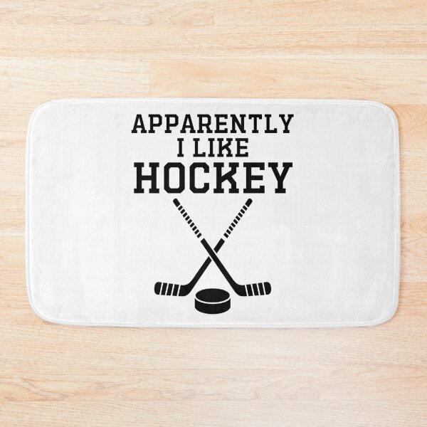 Item preview, Apparently I Like Hockey Funny ice Hockey Player  designed and sold by gunaone-design.