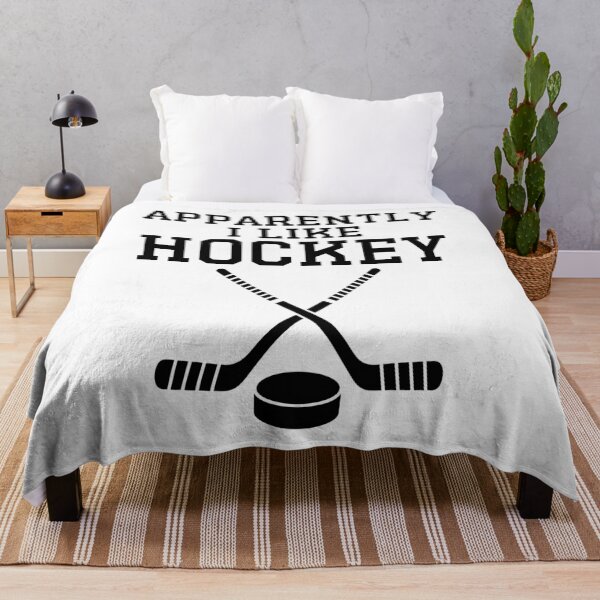 Item preview, Apparently I Like Hockey Funny ice Hockey Player  designed and sold by gunaone-design.