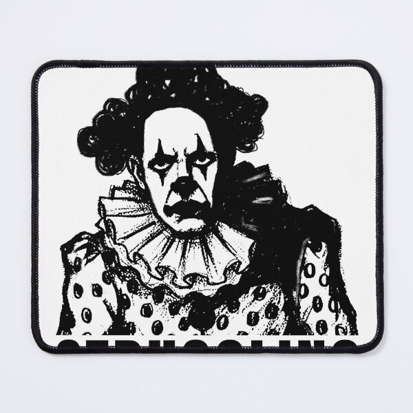 Item preview, Struggling Sad Clown - Dark Bold Illustration - dark clowncore designed and sold by Ignorante.
