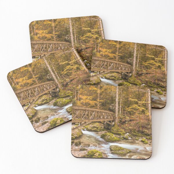 Item preview, Tranquil Lund University aAutumn Forest Bridge designed and sold by Danielaadvant.