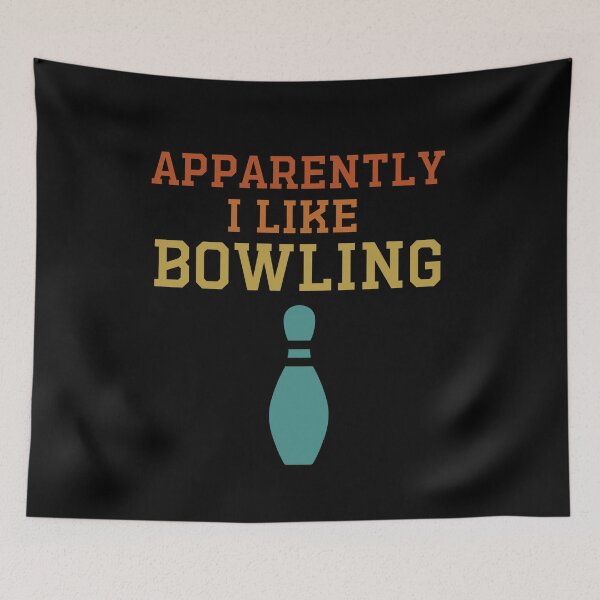 Item preview, Apparently I Like Bowling Funny Bowling Player designed and sold by gunaone-design.