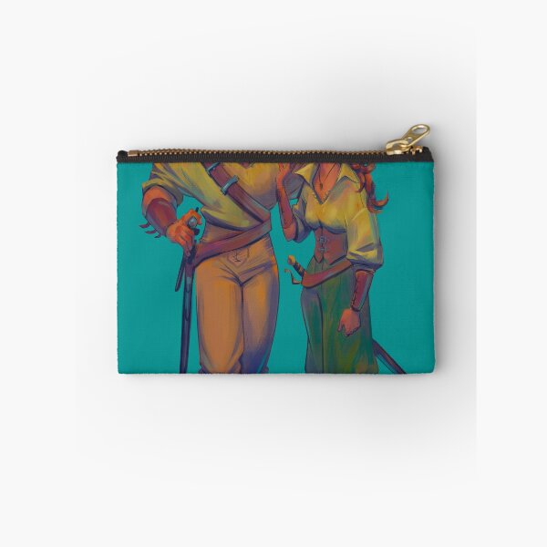 Item preview, Fantasy DND quest bookish couple designed and sold by Emma Priddle Arts.