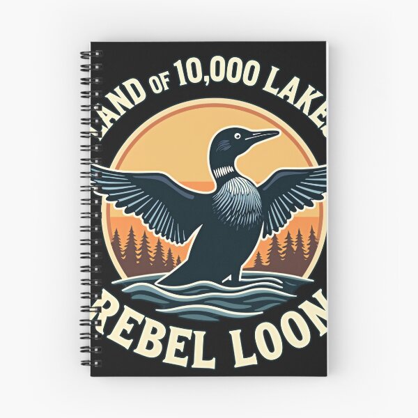 Item preview, Land of 10,000 Lakes - Rebel Loon Minnesota designed and sold by The Grumpy Pet Club.