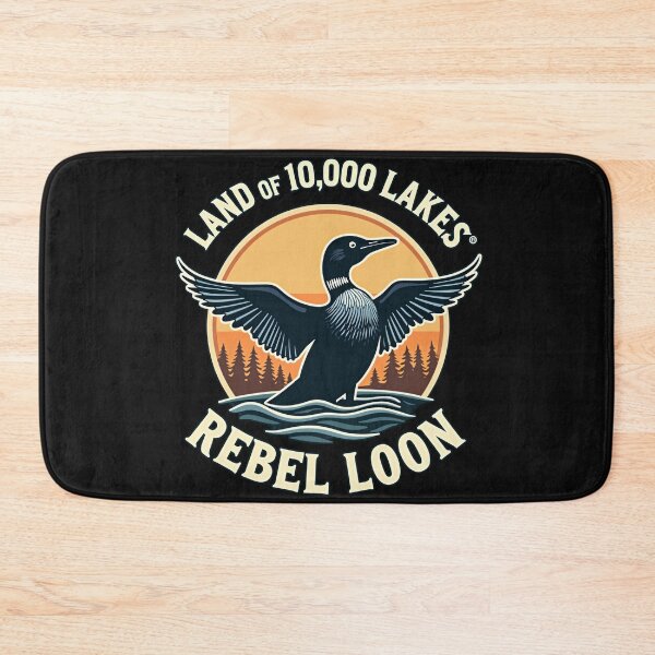 Item preview, Land of 10,000 Lakes - Rebel Loon Minnesota designed and sold by The Grumpy Pet Club.
