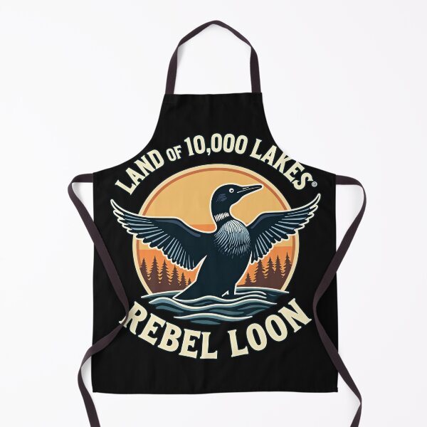 Item preview, Land of 10,000 Lakes - Rebel Loon Minnesota designed and sold by The Grumpy Pet Club.