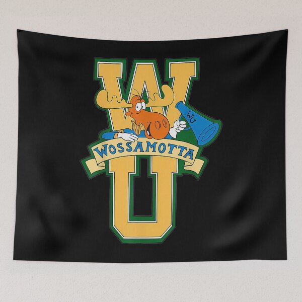 Item preview, Rocky And Bullwinkle Wossamotta U Logo Graphic designed and sold by ayesha606.