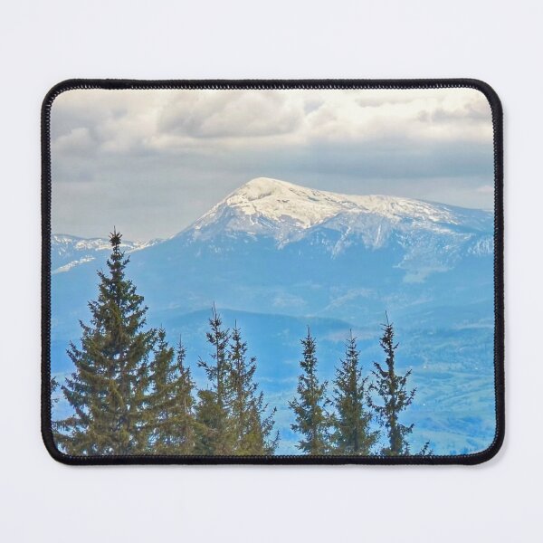 Item preview, Snow Canada Post Mountains and Pine Trees designed and sold by Danielaadvant.