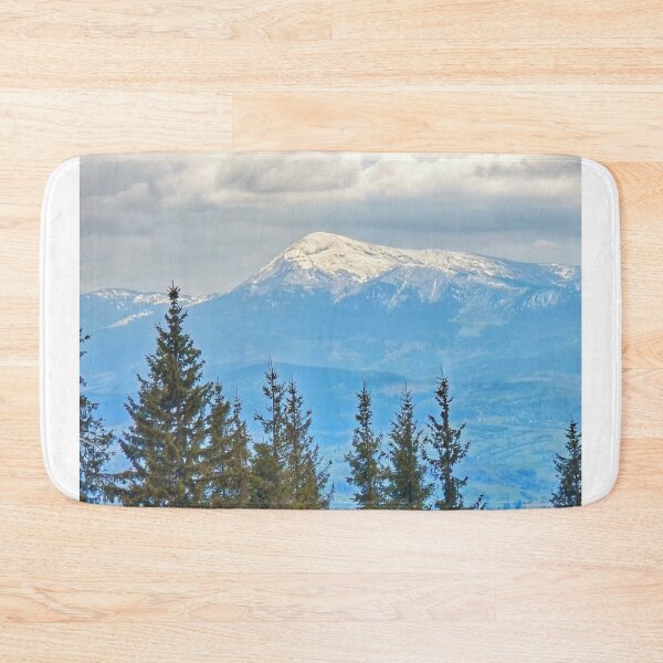 Item preview, Snow Canada Post Mountains and Pine Trees designed and sold by Danielaadvant.