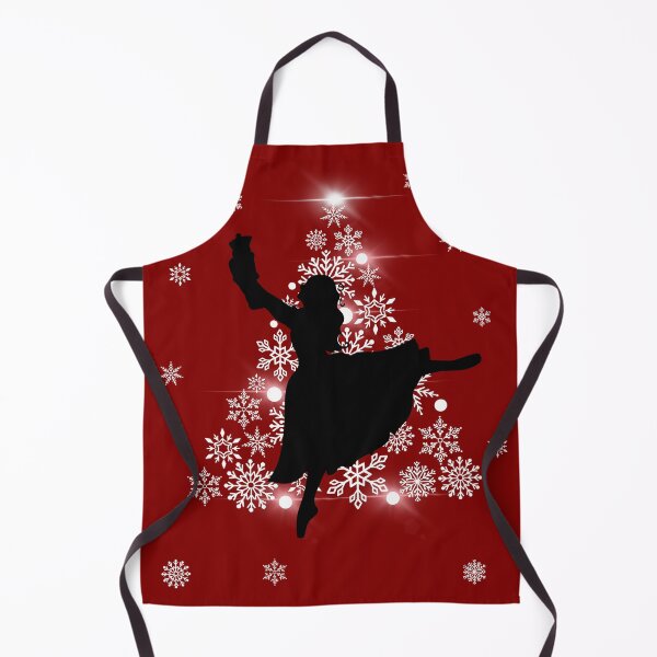 Item preview, The Nutcracker Ballet, Clara and Christmas Tree Christmas Holiday Dance-Red designed and sold by Kate Hyunsu Cho.