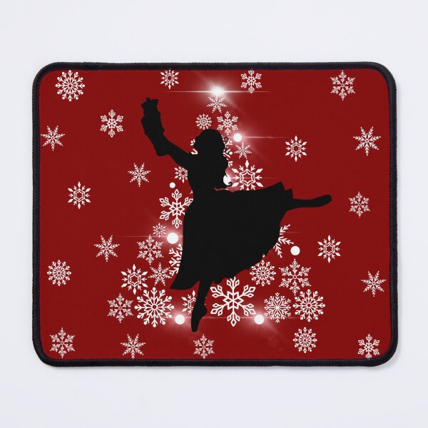 Item preview, The Nutcracker Ballet, Clara and Christmas Tree Christmas Holiday Dance-Red designed and sold by Kate Hyunsu Cho.