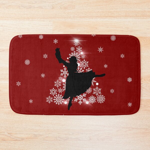 Item preview, The Nutcracker Ballet, Clara and Christmas Tree Christmas Holiday Dance-Red designed and sold by Kate Hyunsu Cho.