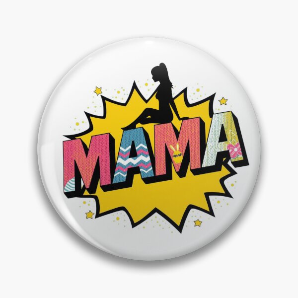 Item preview, Retro Mama Pop Art Digital Design - Super Mom Silhouette PNG & SVG for Sublimation, Comic Style Mother's Day T-Shirt Graphic, Trendy Mama Silhouette designed and sold by positivitymed.