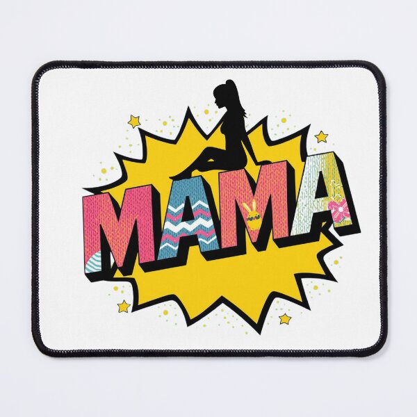 Item preview, Retro Mama Pop Art Digital Design - Super Mom Silhouette PNG & SVG for Sublimation, Comic Style Mother's Day T-Shirt Graphic, Trendy Mama Silhouette designed and sold by positivitymed.