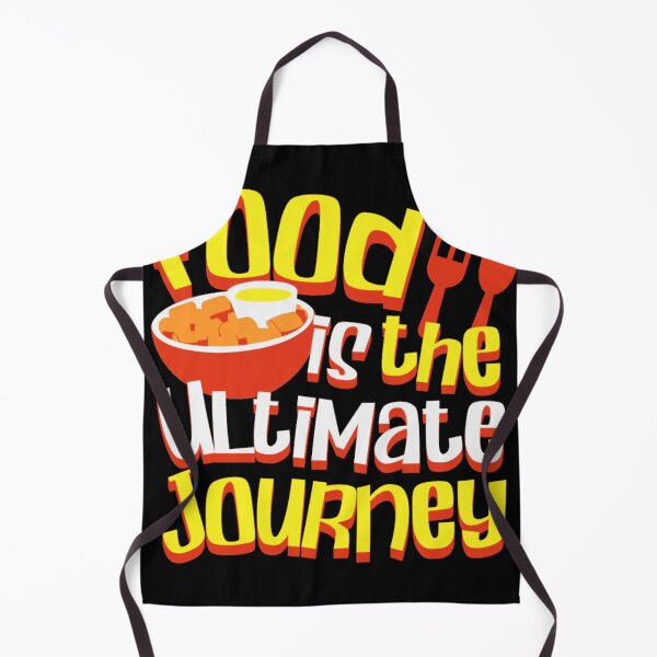 Item preview, Food is the Ultimate Journey - Colorful Foodie Typography designed and sold by GenZFashion000.