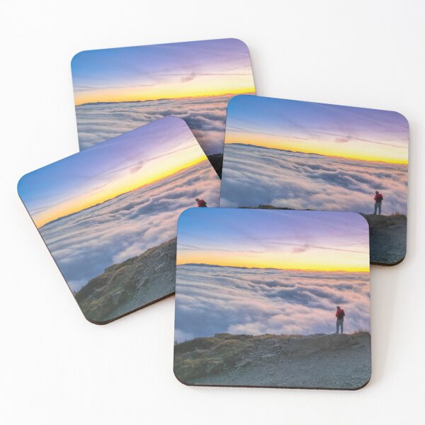 Item preview, Hiker Lincoln University New Zealand eOverlooking a Sea of Clouds designed and sold by Danielaadvant.