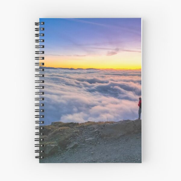 Item preview, Hiker Lincoln University New Zealand eOverlooking a Sea of Clouds designed and sold by Danielaadvant.