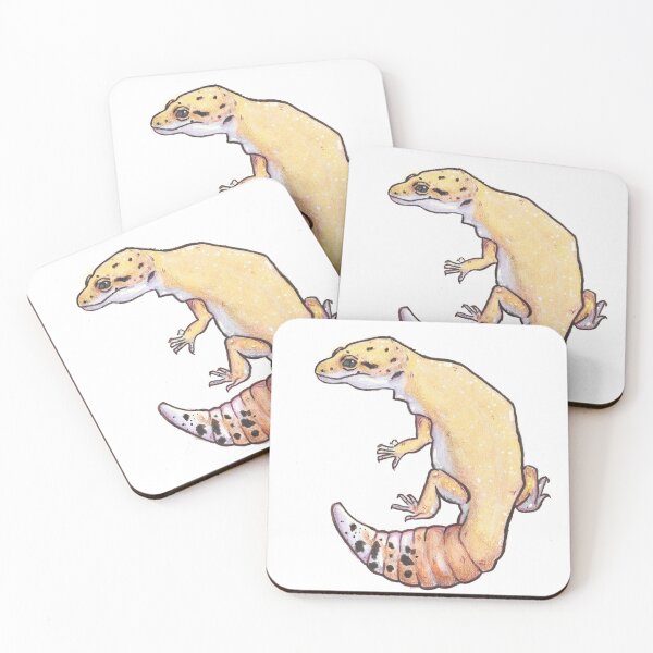 Item preview, Leopard Gecko Sticker designed and sold by smellacheese.
