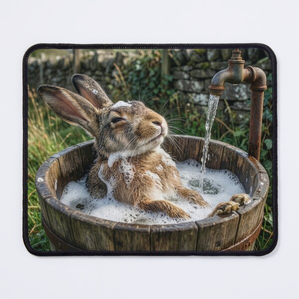 Item preview, Rabbit Has a Bubble Bath designed and sold by Tridentulus.