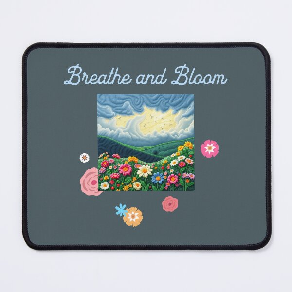 Item preview, Breathe and Bloom Cottagecore Embroidered Landscape designed and sold by Sachie's Studio.