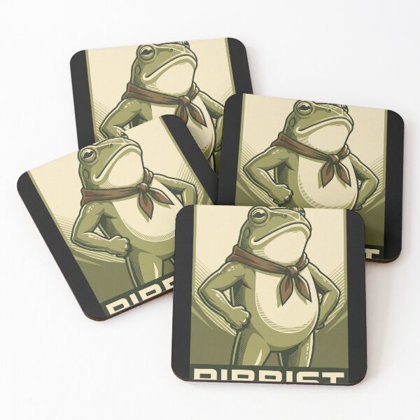 Item preview, Ribbist Frog Propaganda designed and sold by AdyKurniawan.