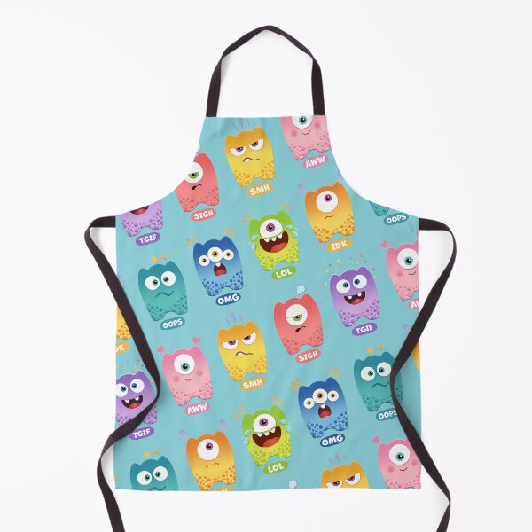Item preview, Akronimons Family Pattern – Cute Emotional Monsters designed and sold by Lumiline Creative.