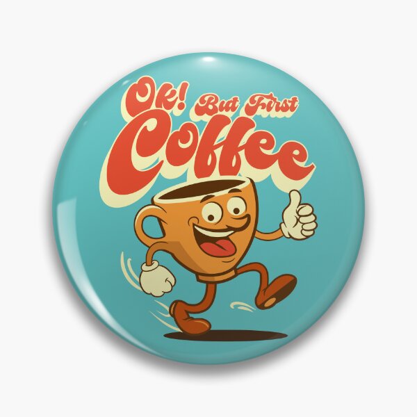 Item preview, Ok But First Coffee - Minimalist Aesthetic Coffee Lover Quote designed and sold by JavaGraph.