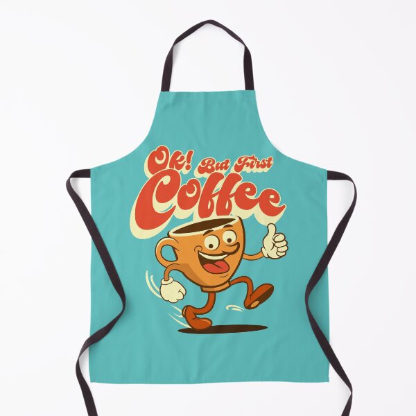 Item preview, Ok But First Coffee - Minimalist Aesthetic Coffee Lover Quote designed and sold by JavaGraph.