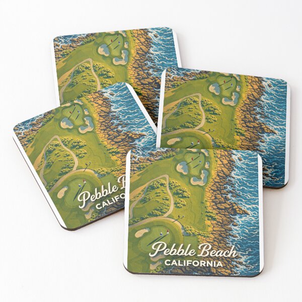 Item preview, Pebble Beach Golf Art designed and sold by KiwiGrizzly.