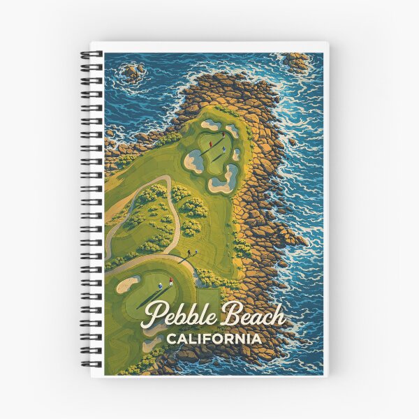 Item preview, Pebble Beach Golf Art designed and sold by KiwiGrizzly.