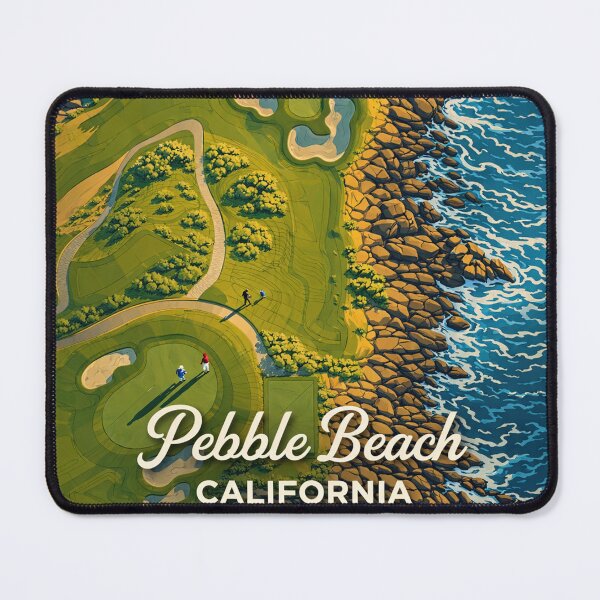 Item preview, Pebble Beach Golf Art designed and sold by KiwiGrizzly.