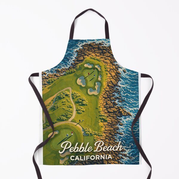 Item preview, Pebble Beach Golf Art designed and sold by KiwiGrizzly.