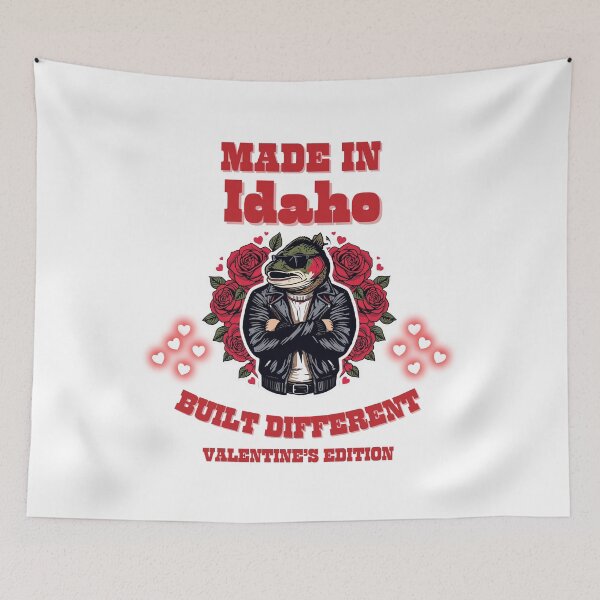 Item preview, Idaho Built Different Valentine T-Shirt designed and sold by Built Different Designs.