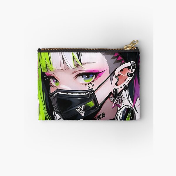 Item preview, Neon Pulse Cyberpunk Girl – Futuristic Anime Street Art designed and sold by Dyan4.
