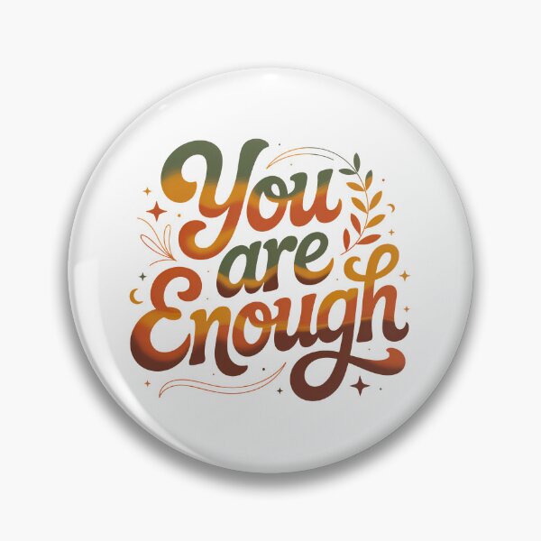 Item preview, You Are Enough, I Am enough designed and sold by graphic-genie.