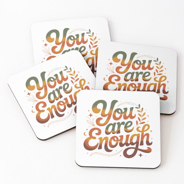 Item preview, You Are Enough, I Am enough designed and sold by graphic-genie.