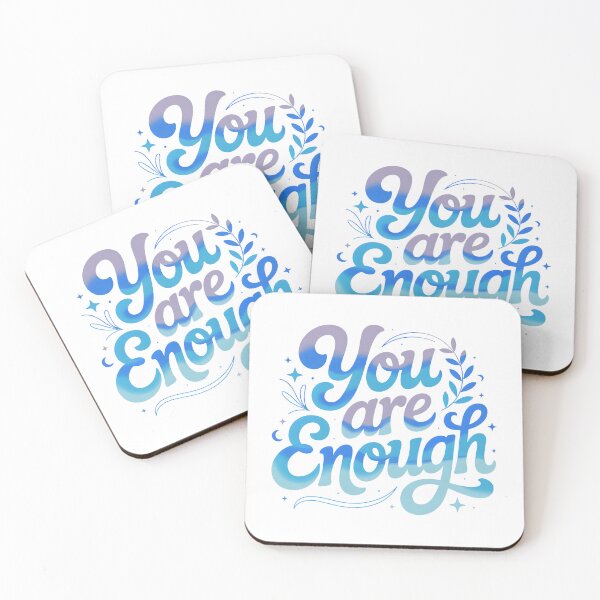 Item preview, You Are Enough, I Am enough designed and sold by graphic-genie.