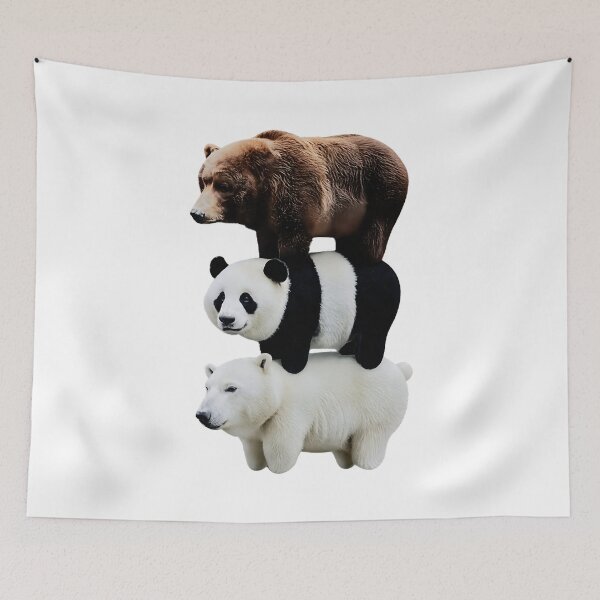 Item preview, We Bare Bears Realistic Funny Cartoon Parody Fan Art designed and sold by ErinMeacham.