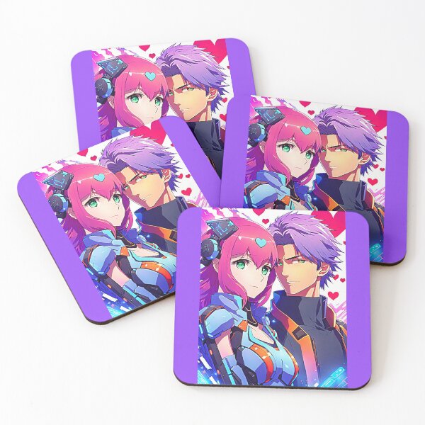 Item preview, Futuristic anime love designed and sold by ArtsJulian.