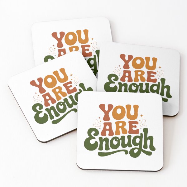 Item preview, You Are Enough, I Am enough designed and sold by graphic-genie.