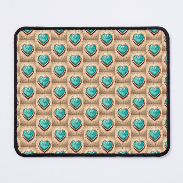Item preview, Teal Peach Spread Love Design Queen of Hearts designed and sold by Zeporas Castle.