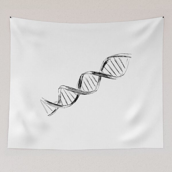 Item preview, Minimal DNA Helix Sketch designed and sold by ycdzhajzn73.