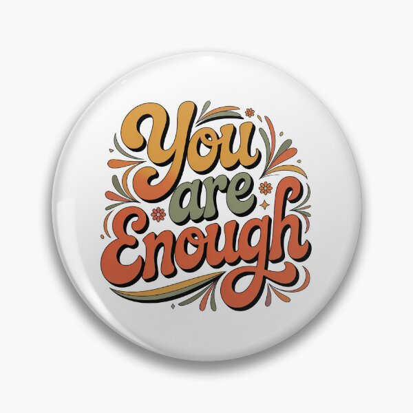Item preview, You Are Enough, I Am enough designed and sold by graphic-genie.