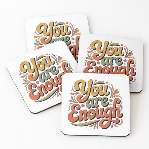 Item preview, You Are Enough, I Am enough designed and sold by graphic-genie.