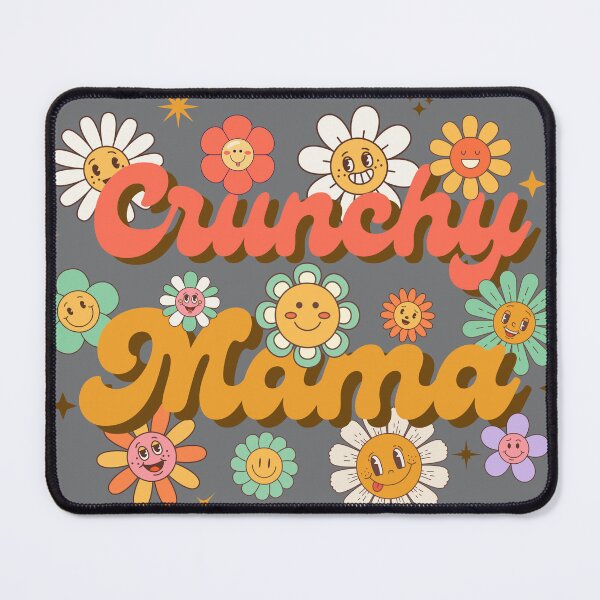 Item preview, Retro Crunchy Mama designed and sold by Candra's Creations.