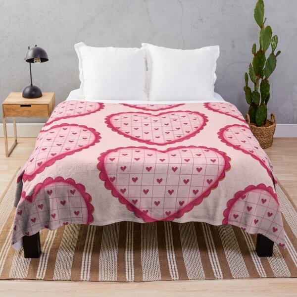 Item preview, Heart cookie plaid pink designed and sold by Puifai2489.