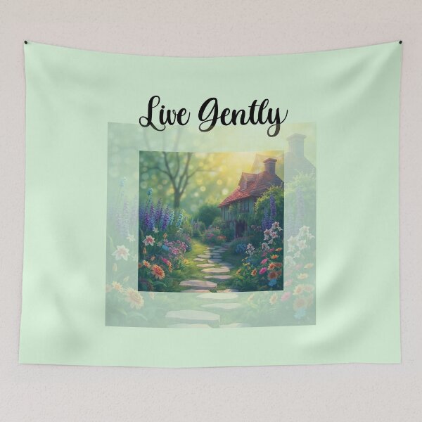 Item preview, Live Gently Cottagecore designed and sold by Sachie's Studio.