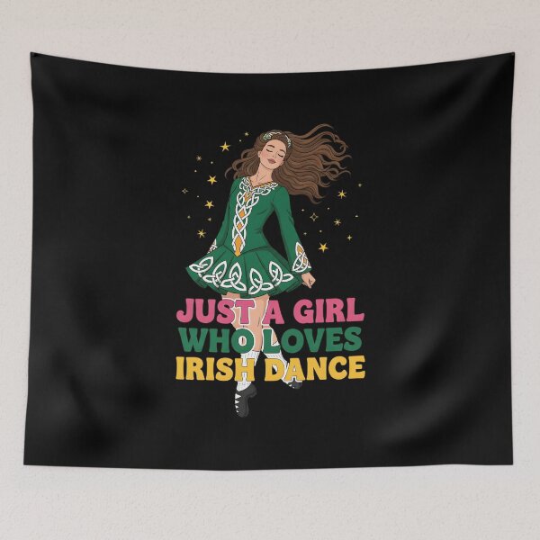 Item preview, Just a Girl Who Loves Irish Dance Vintage Irish Heritage designed and sold by OlakunleOloroz.