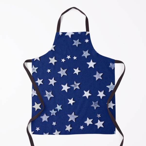 Item preview, White Stars Pattern on blue sky designed and sold by SassyArtistry.