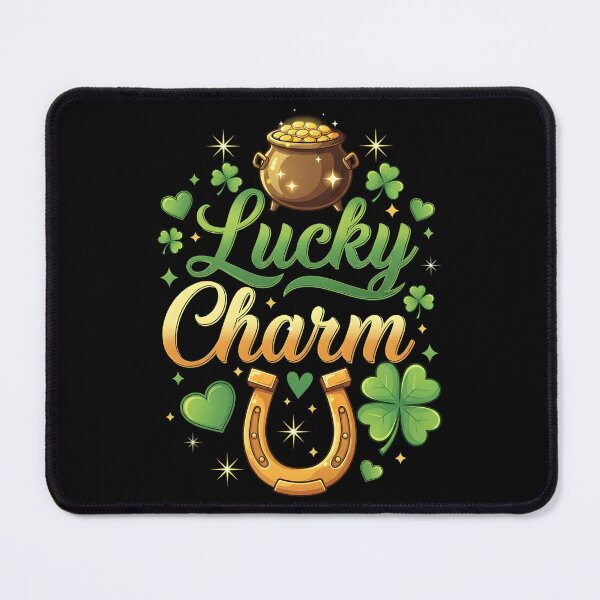 Item preview, Lucky Charm Patricks Day Pot of Gold Irish Shamrock Rainbow designed and sold by OlakunleOloroz.